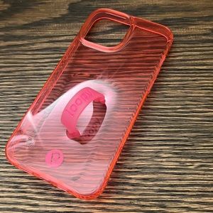 Loopy iPhone 13 Pro Max case. Jelly pink.
